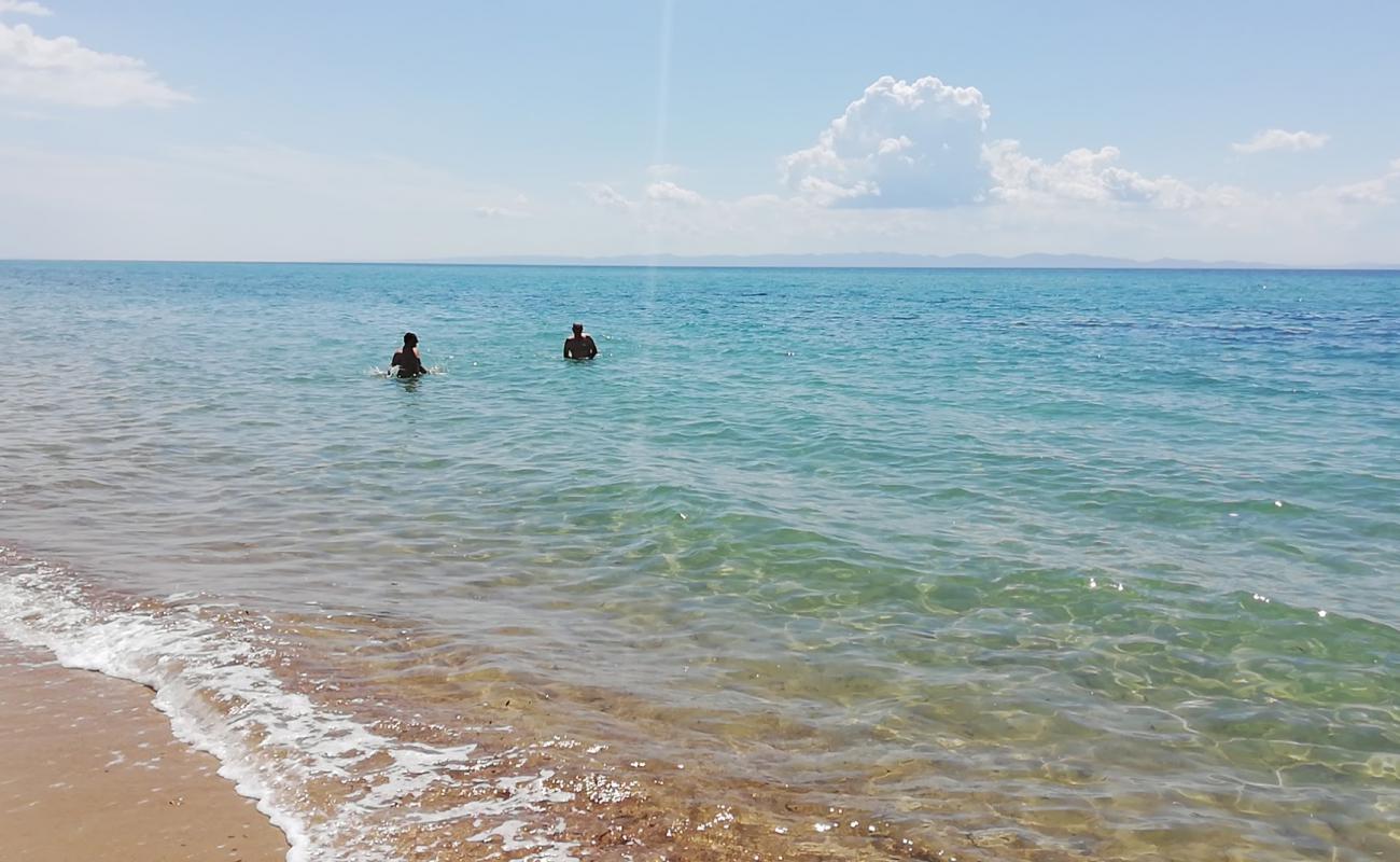 Photo of Gulcavus vllage beach with bright sand surface