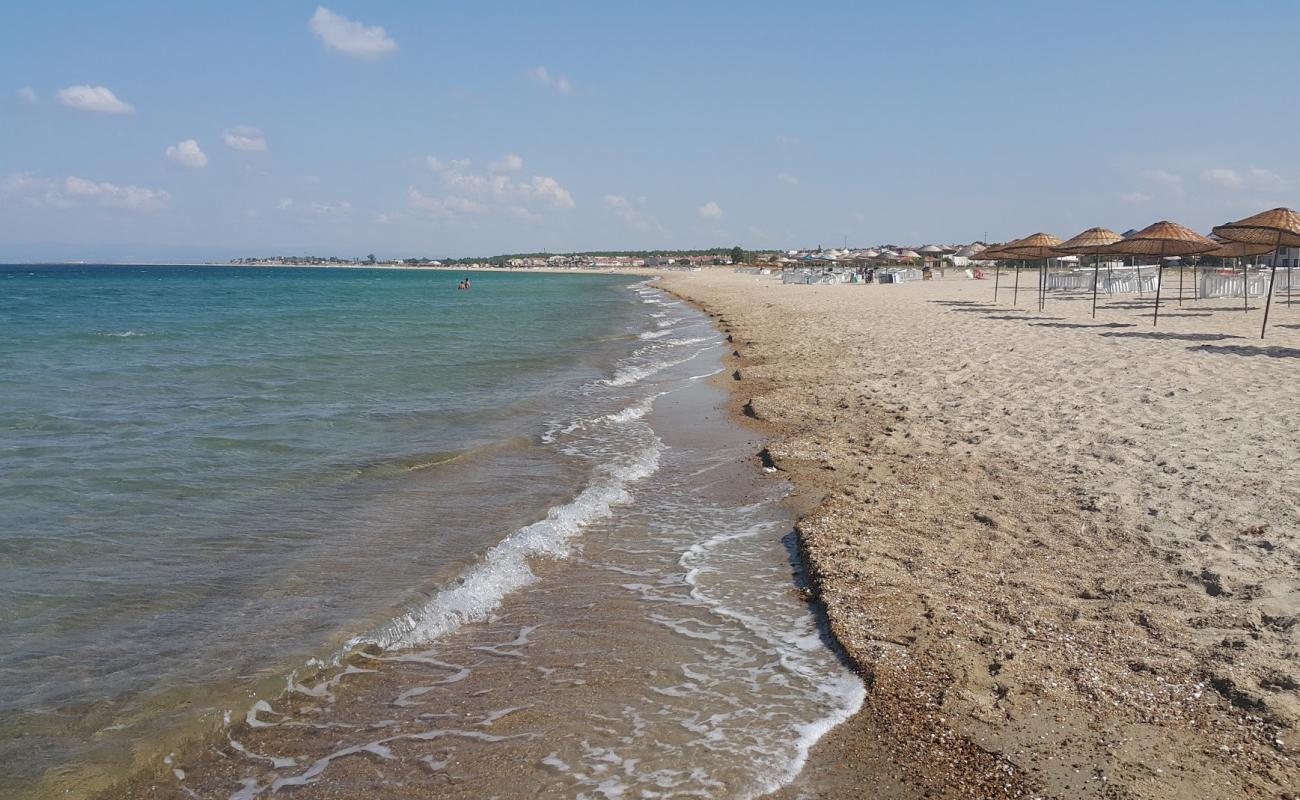 Photo of Altinkum beach with bright sand surface