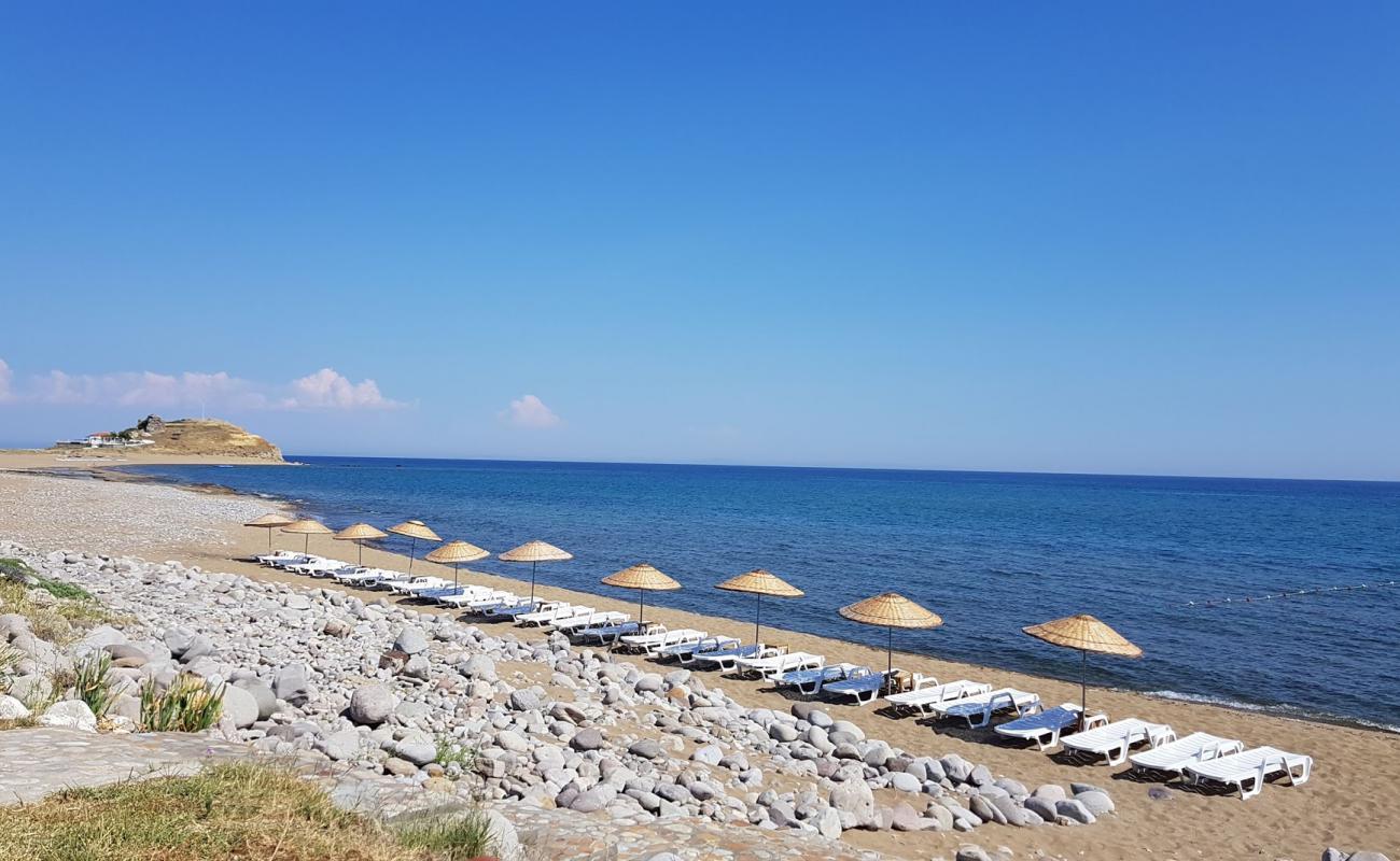 Photo of Yuvali beach with light sand &  pebble surface