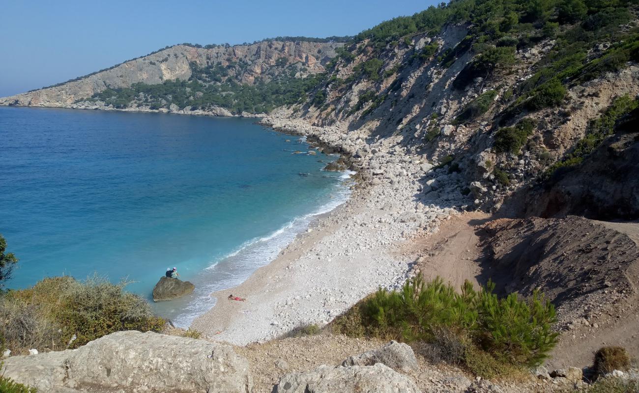 Photo of Kumluova beach II with white pebble surface