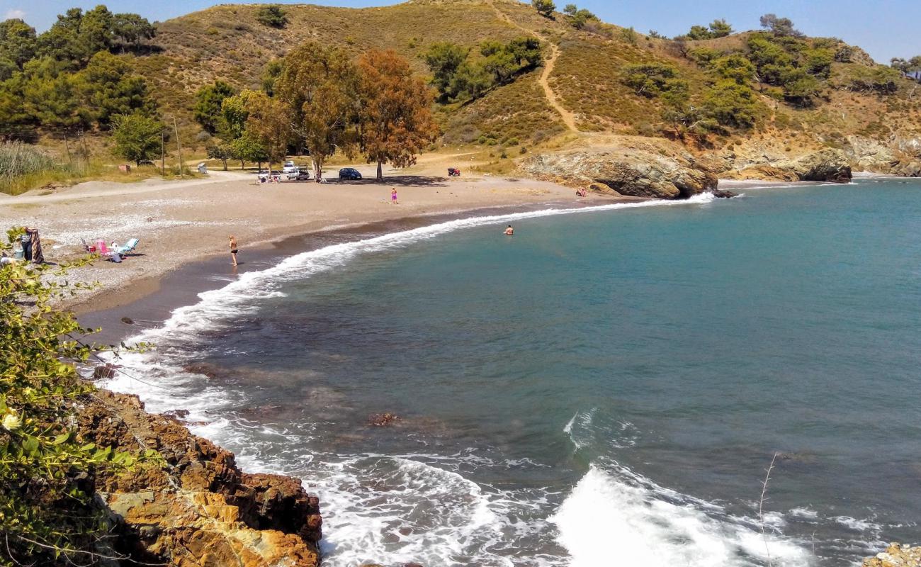 Photo of Karatas beach with gray sand surface