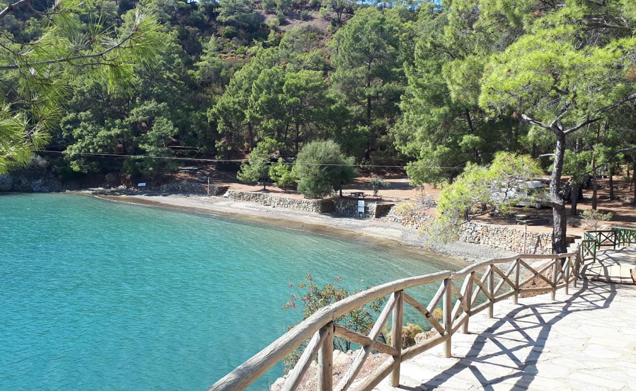 Photo of Katranci beach with brown sand surface