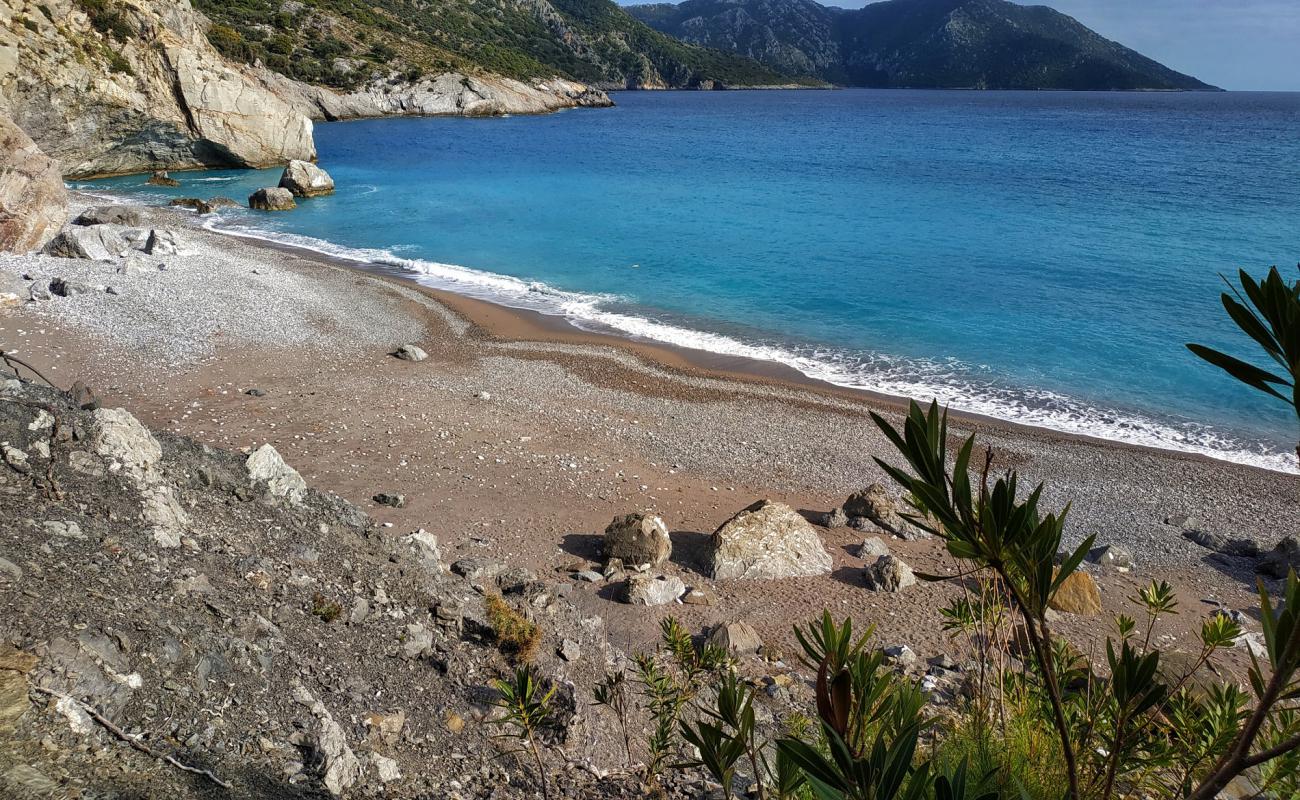 Photo of Kayacik beach III with black sand & pebble surface