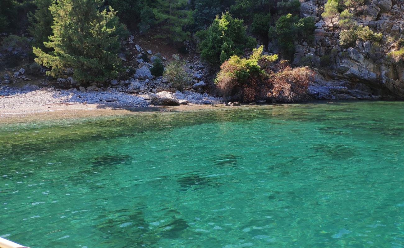 Photo of Candost beach with light pebble surface