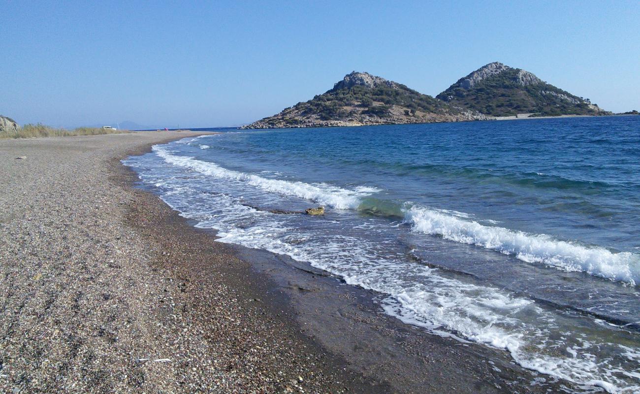 Photo of Perili beach II with gray fine pebble surface