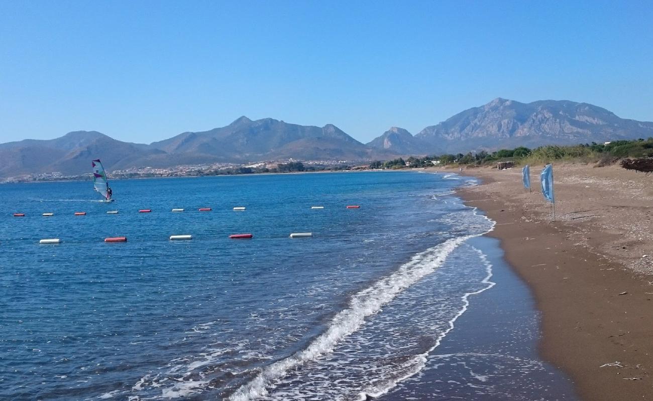 Photo of Kizlan beach with gray sand surface