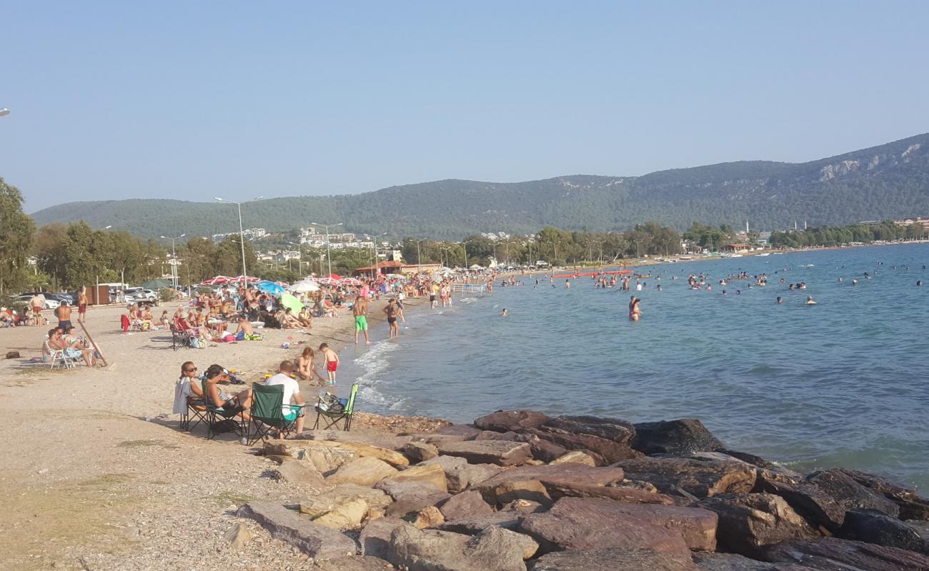 Photo of Gulkent beach with light sand &  pebble surface