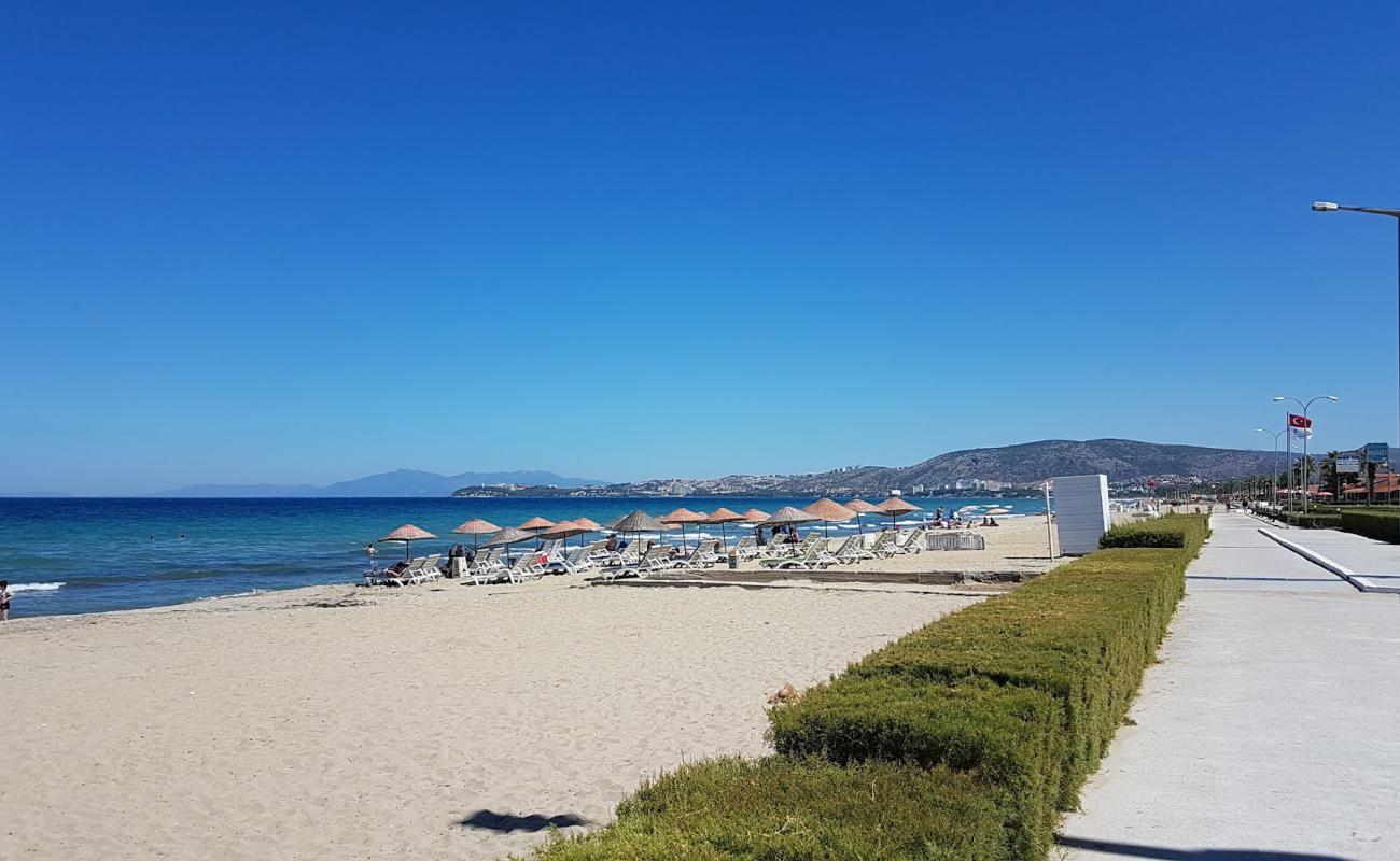 Photo of Kusadasi Plaj with bright sand surface