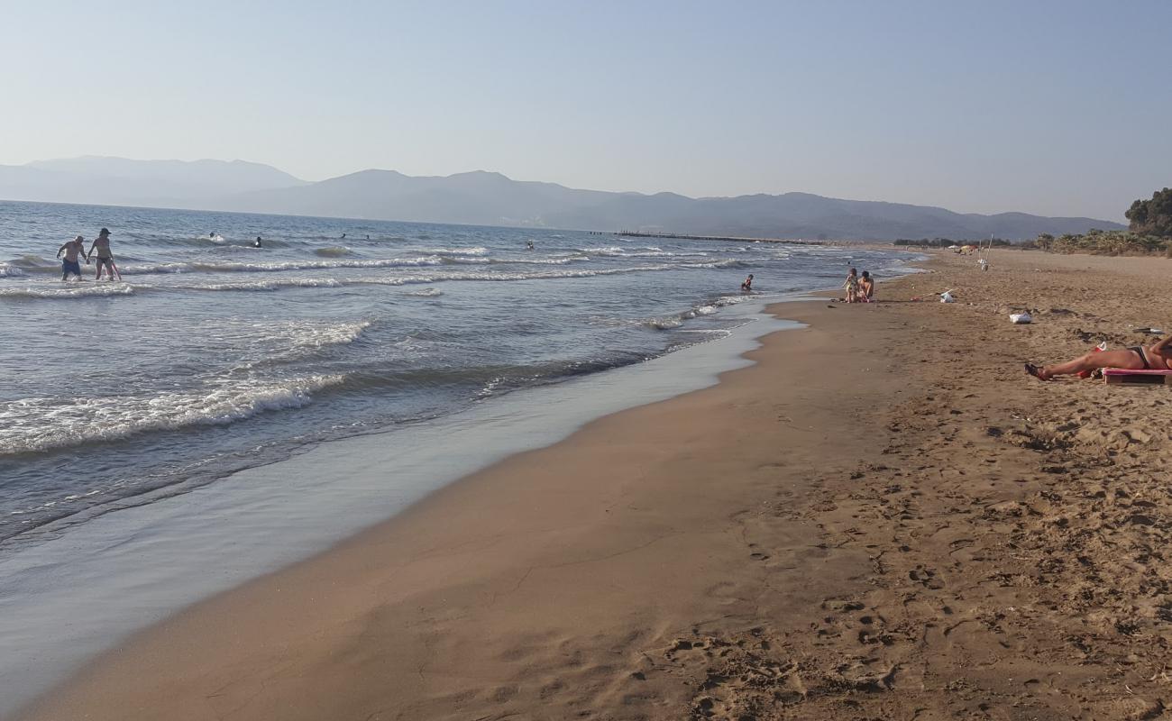 Photo of Pamucak beach II with brown sand surface