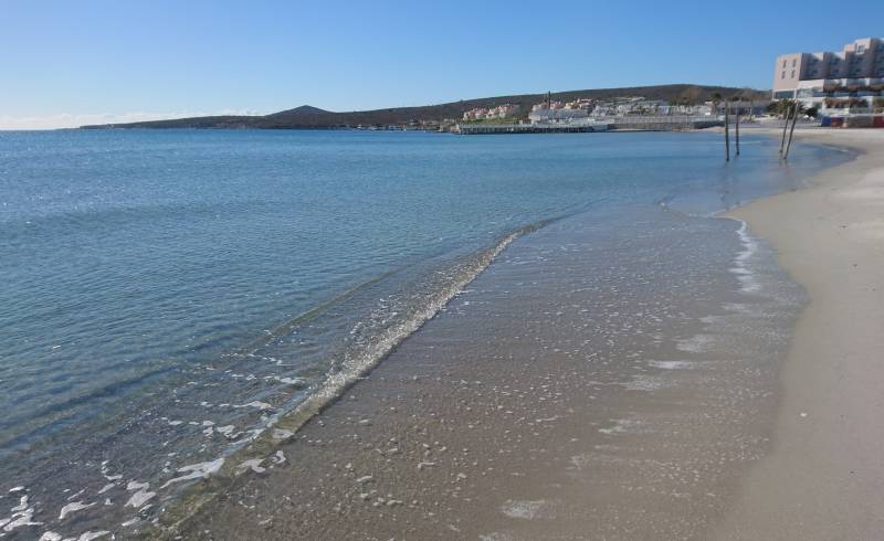 Photo of Cark Beach with bright fine sand surface