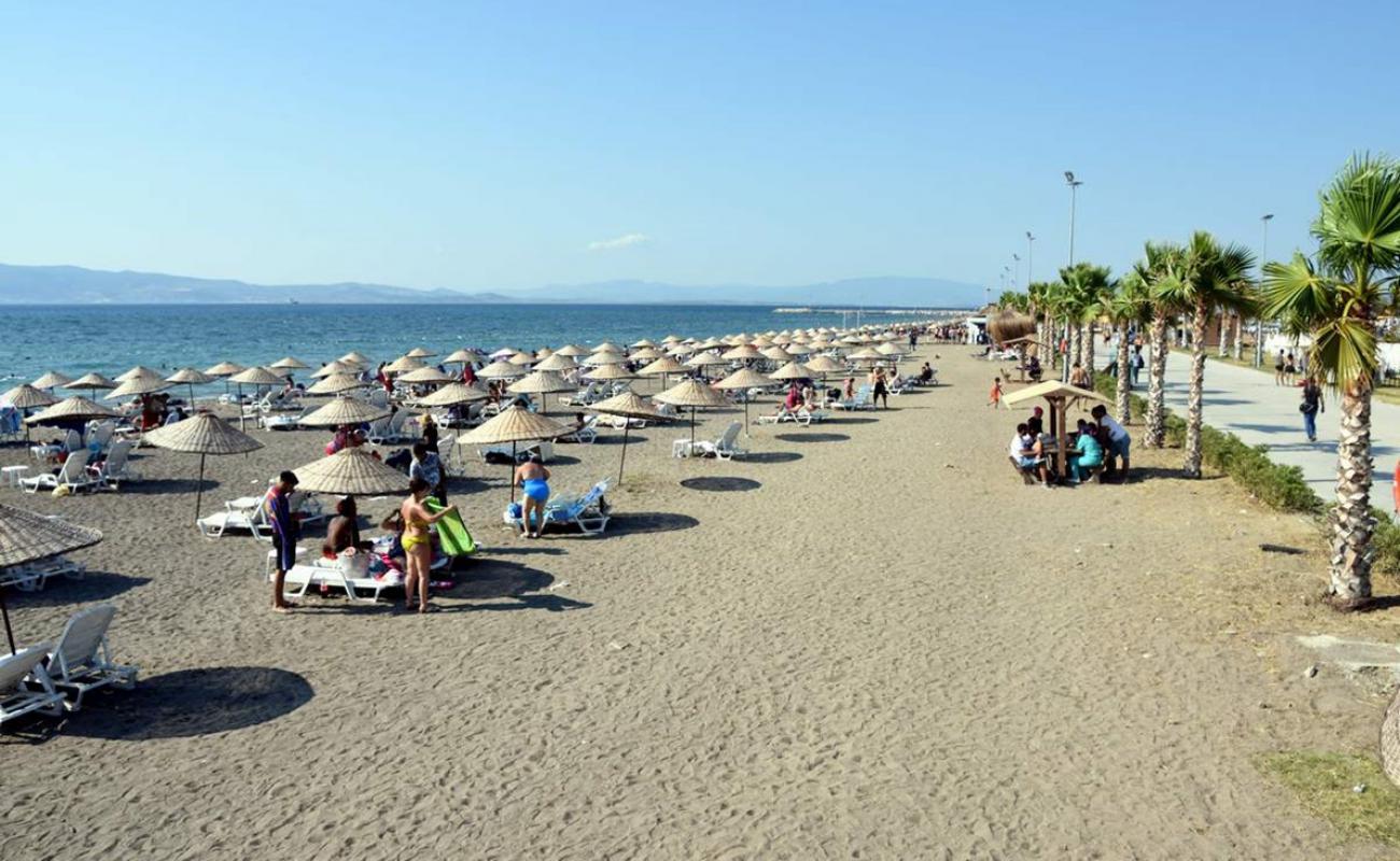 Photo of Aliaga Agapark beach with bright sand surface