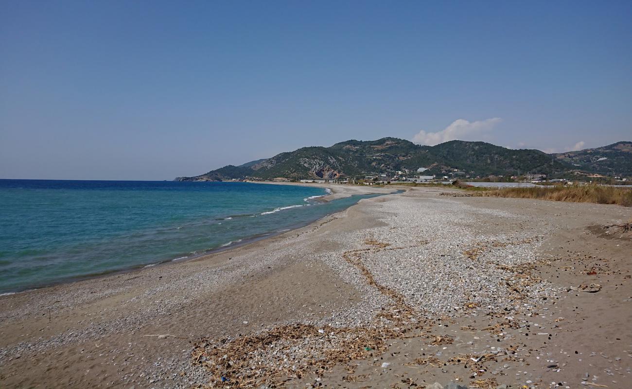 Photo of Kahyalar beach with gray sand &  pebble surface