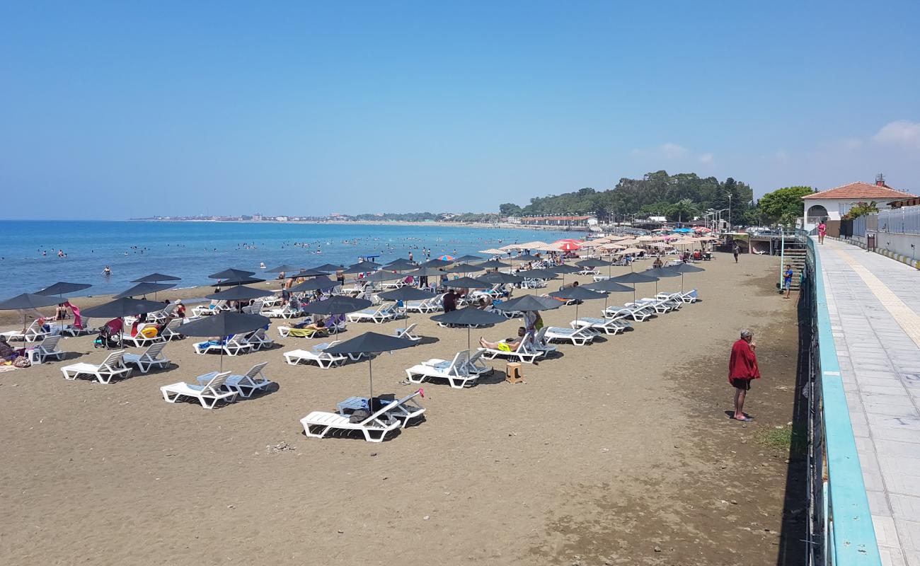 Photo of Arsuz Hatay Plaji with bright fine sand surface