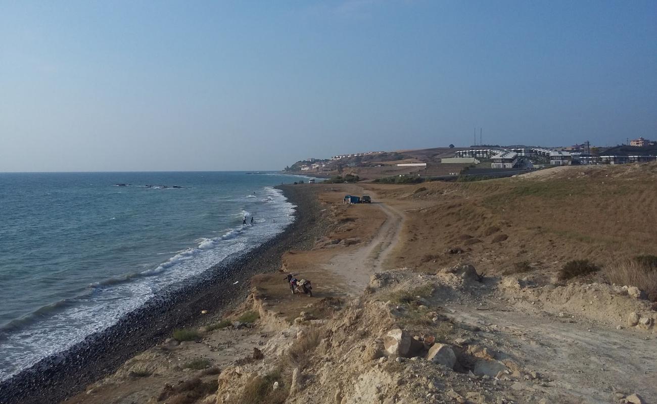 Photo of Deniz beach with gray pebble surface