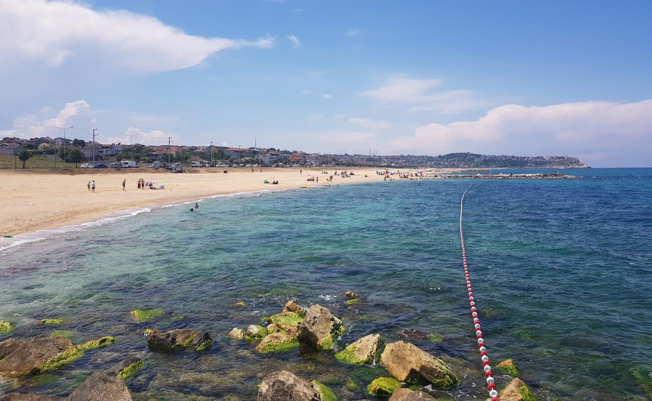 Photo of Yenikoy beach with bright sand surface