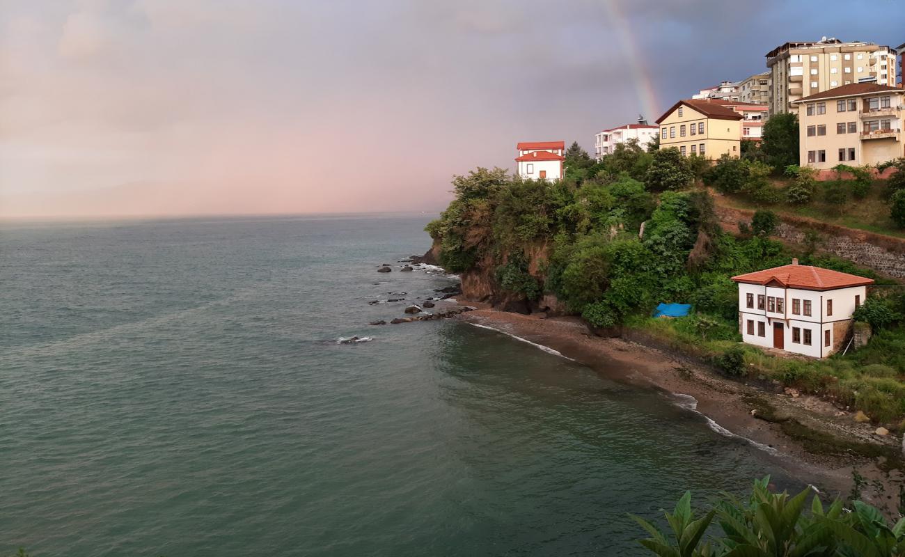 Photo of Konak Onu Plaji with bright sand & rocks surface