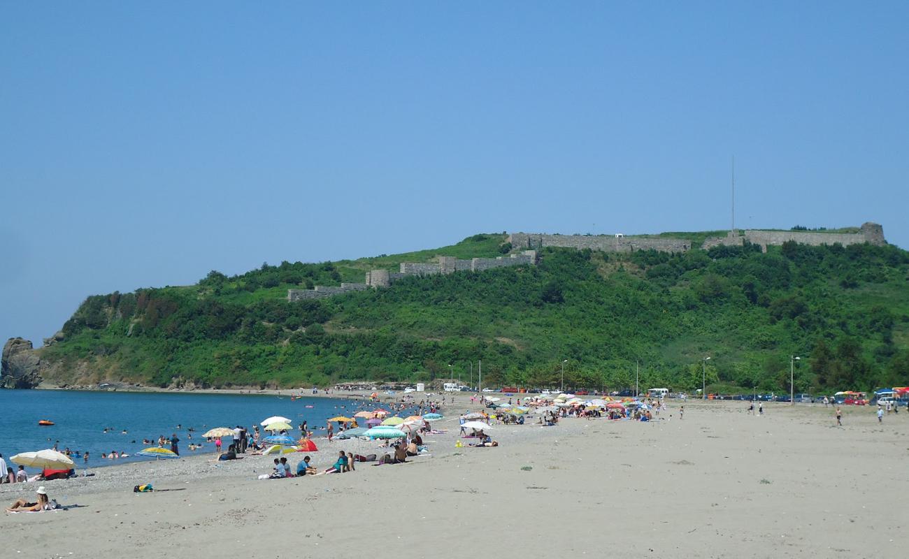 Photo of Filyos Beach with gray fine pebble surface