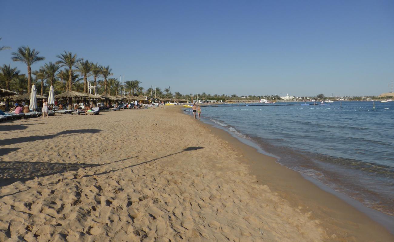 Photo of Naama bay beach with bright sand surface