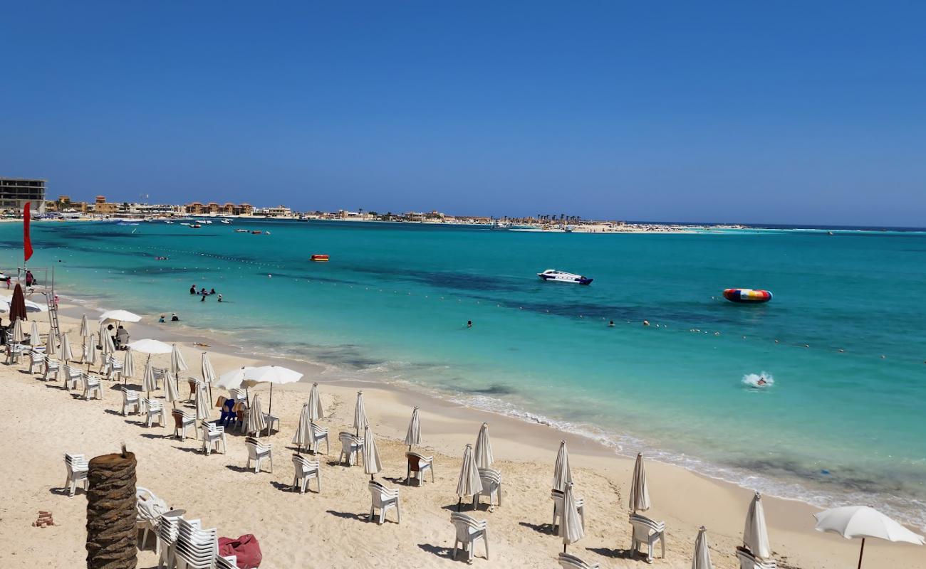 Photo of Jewel Beach Hotel, Matrouh with bright fine sand surface