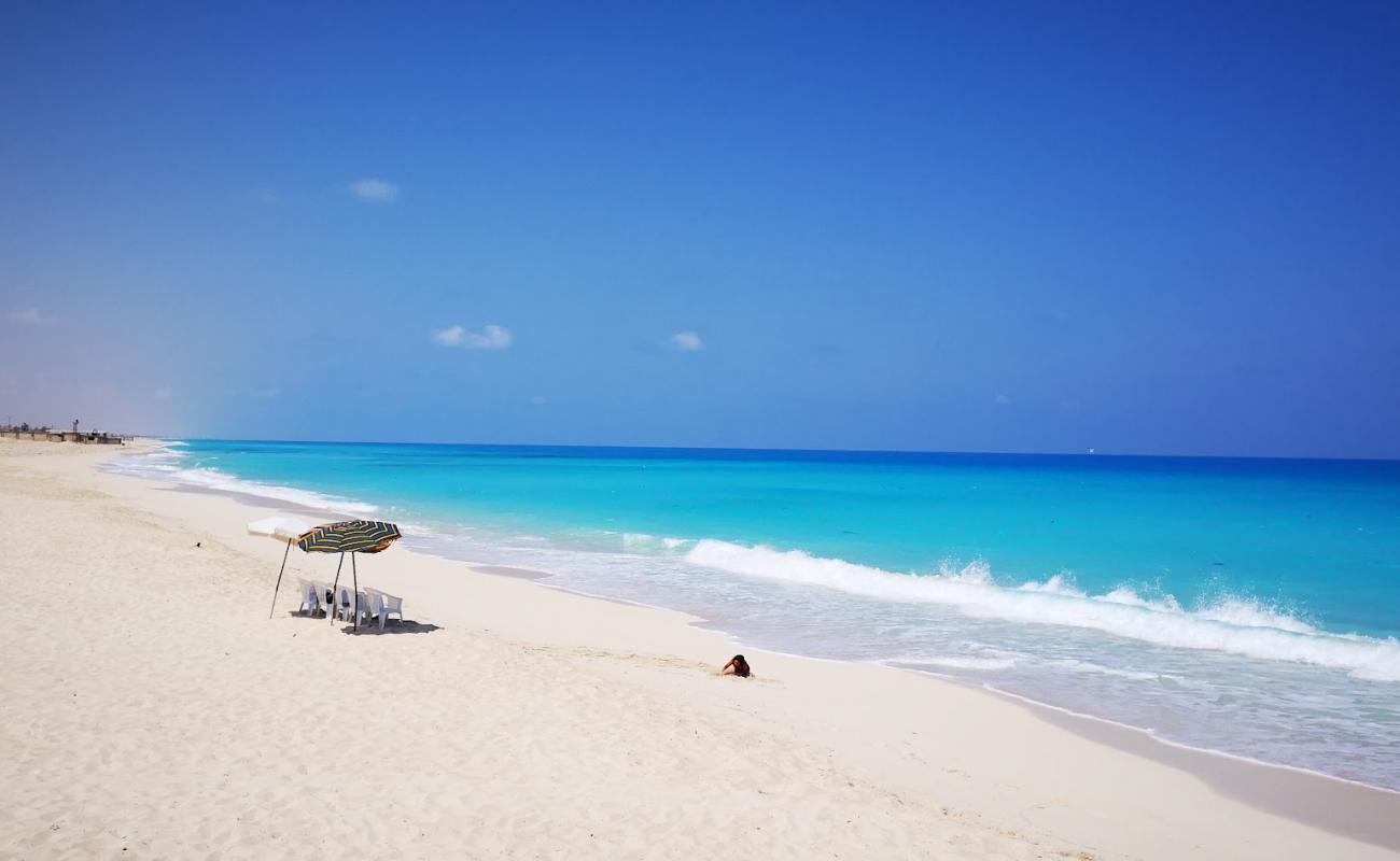 Photo of Golden Beach with white fine sand surface