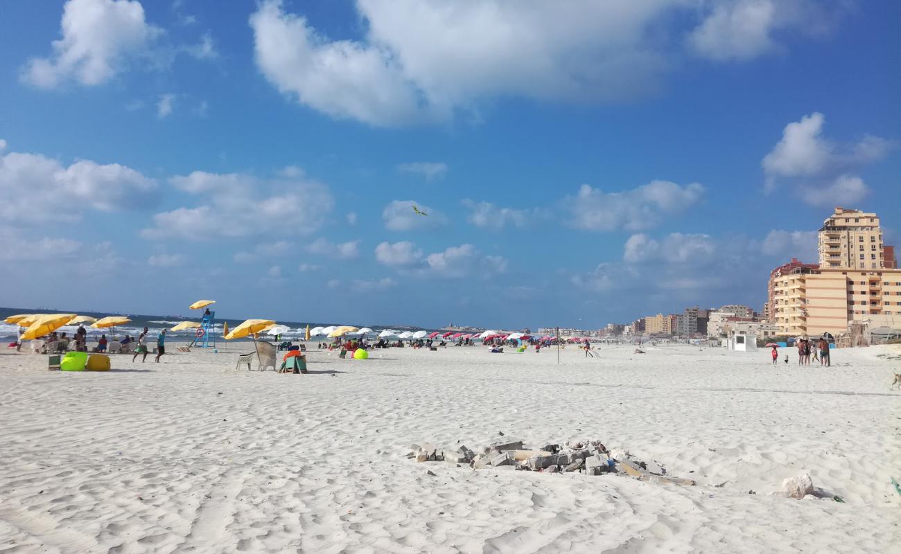 Photo of Sea beach place with white fine sand surface