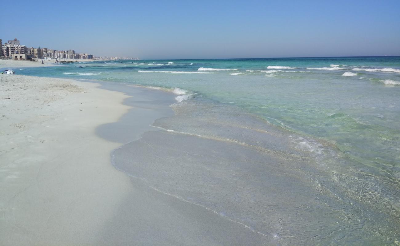 Photo of Elbeytash Beach with white fine sand surface