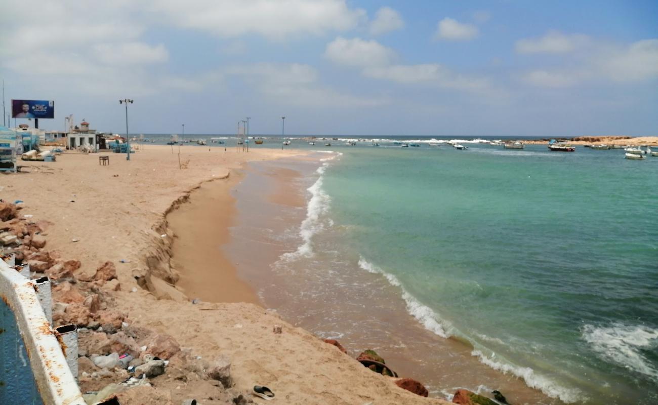 Photo of Miamy Beach with bright sand surface