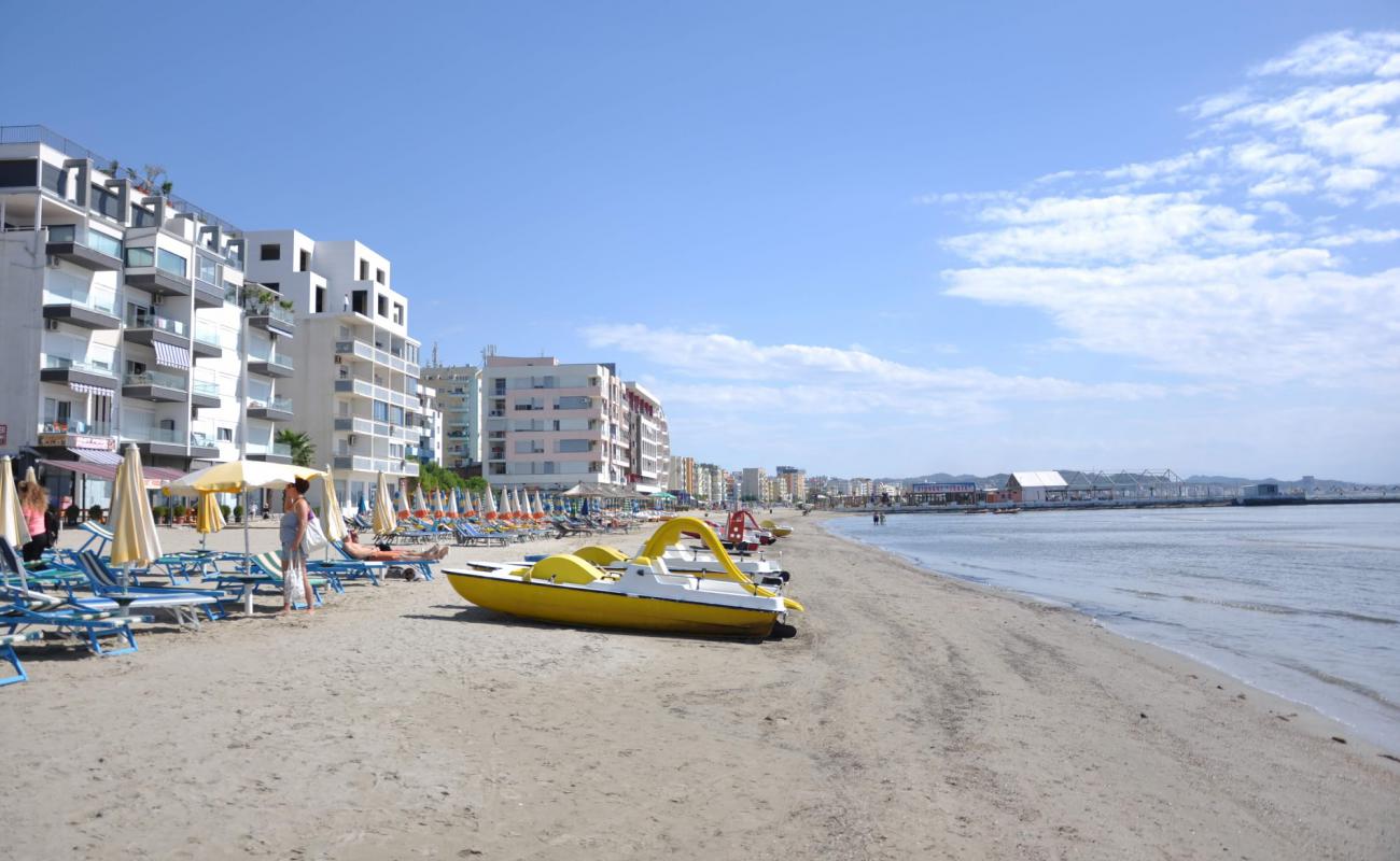 Photo of Durres III beach with bright fine sand surface