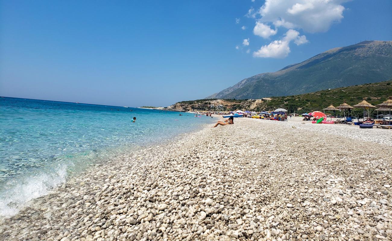 Photo of Pepperon beach with light fine pebble surface