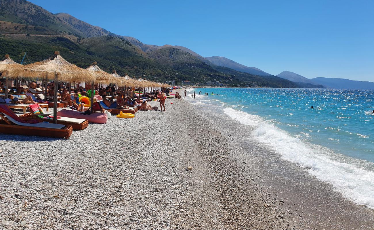 Photo of Borsh beach with light pebble surface