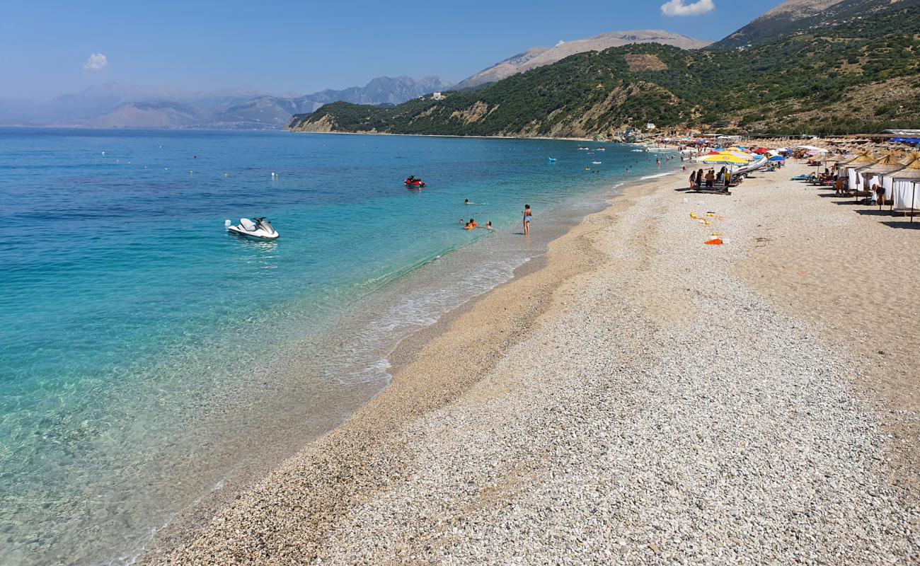 Photo of Lukova beach with light fine pebble surface