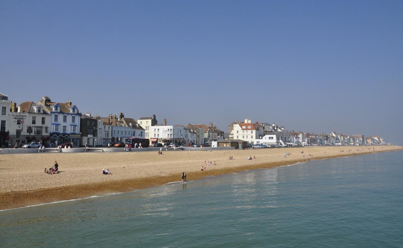 Photo of Deal Castle beach with light fine pebble surface