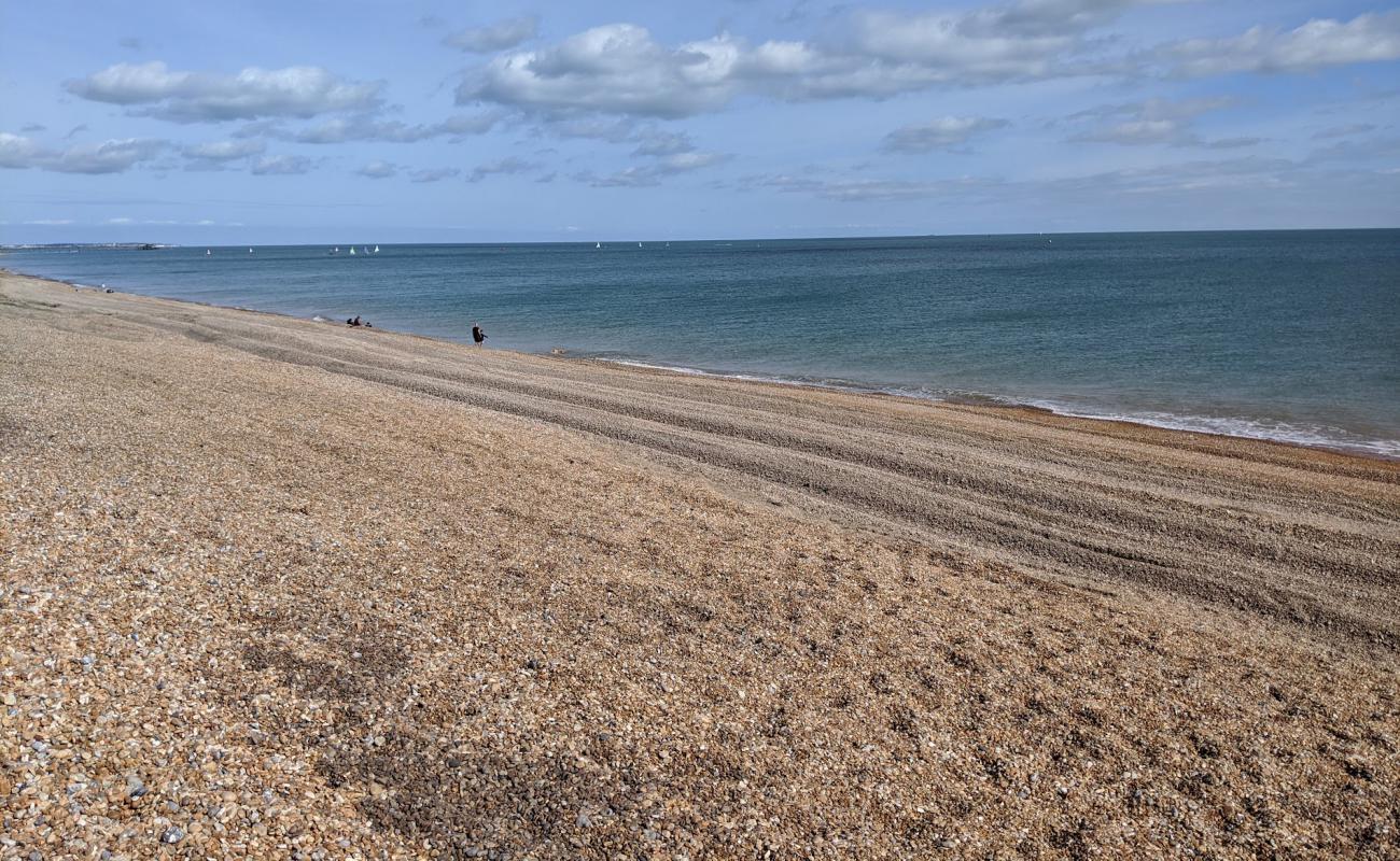 Photo of Walmer beach with light fine pebble surface