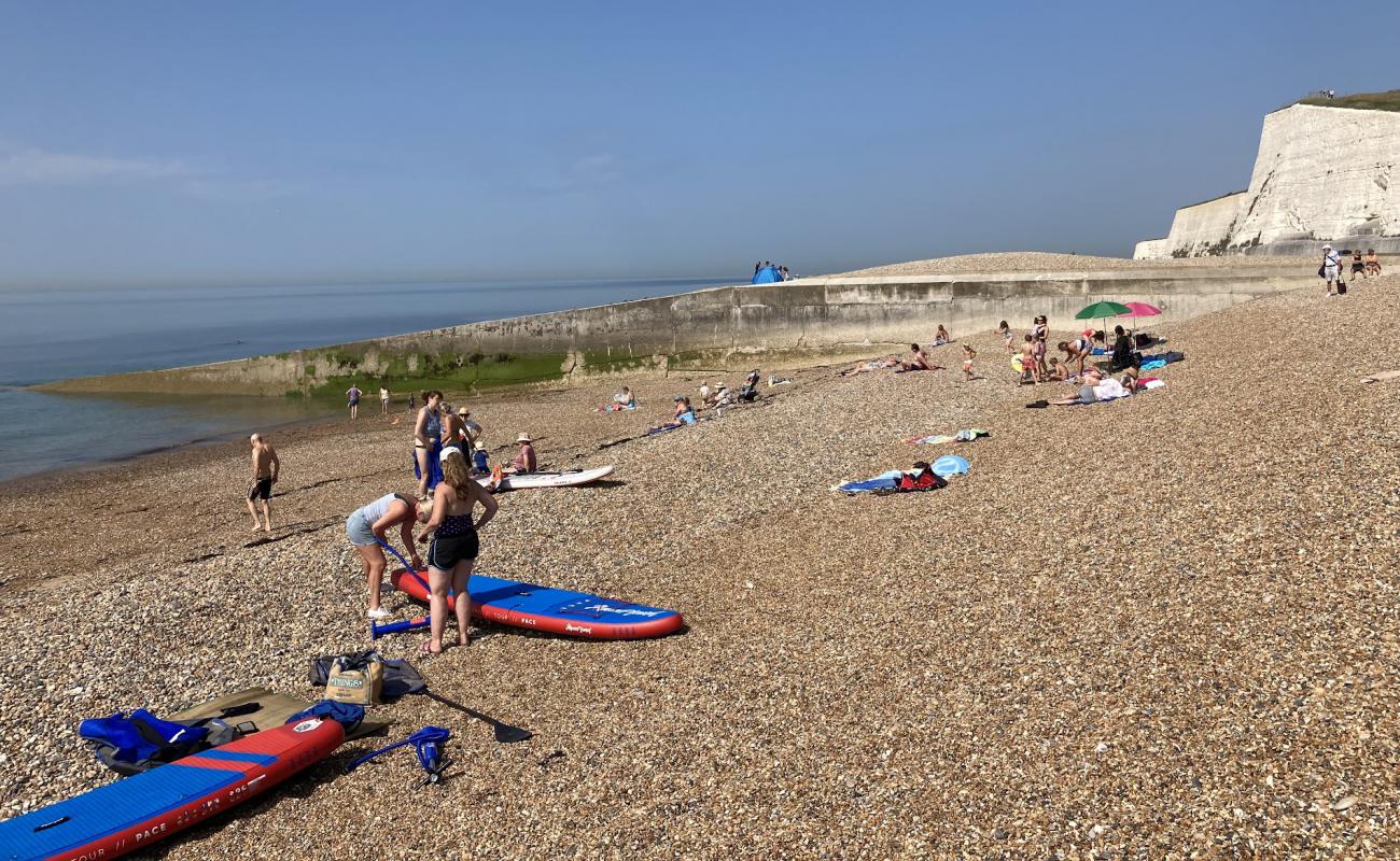 Photo of Saltdean beach with light fine pebble surface