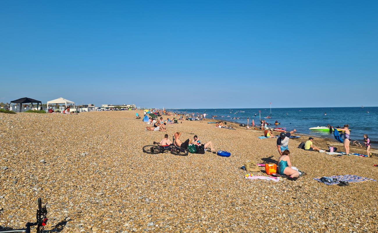 Photo of Goring-by-Sea beach with light pebble surface