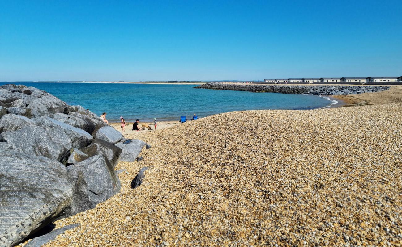 Photo of Windmill beach with light pebble surface