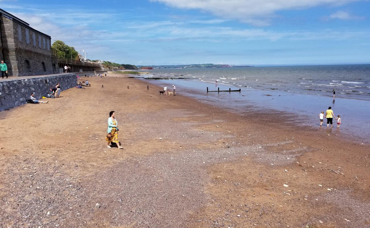 Photo of Dawlish Town beach with brown sand surface