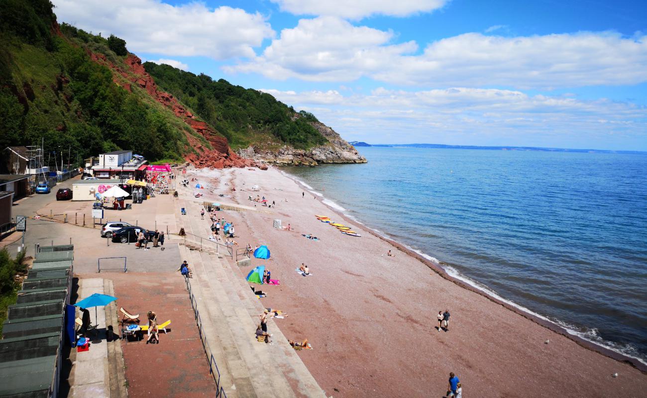 Photo of Oddicombe beach with black sand & pebble surface