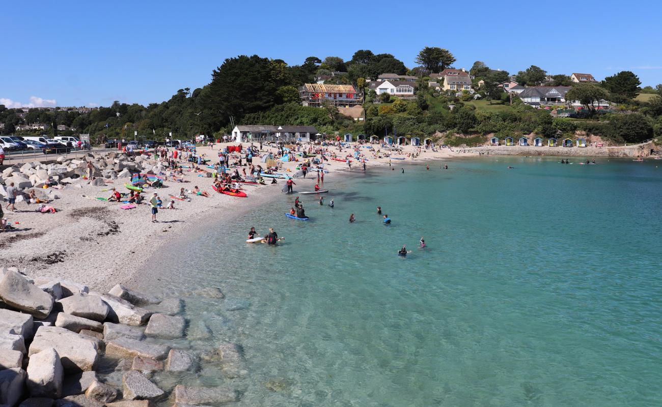 Photo of Swanpool beach with light fine pebble surface