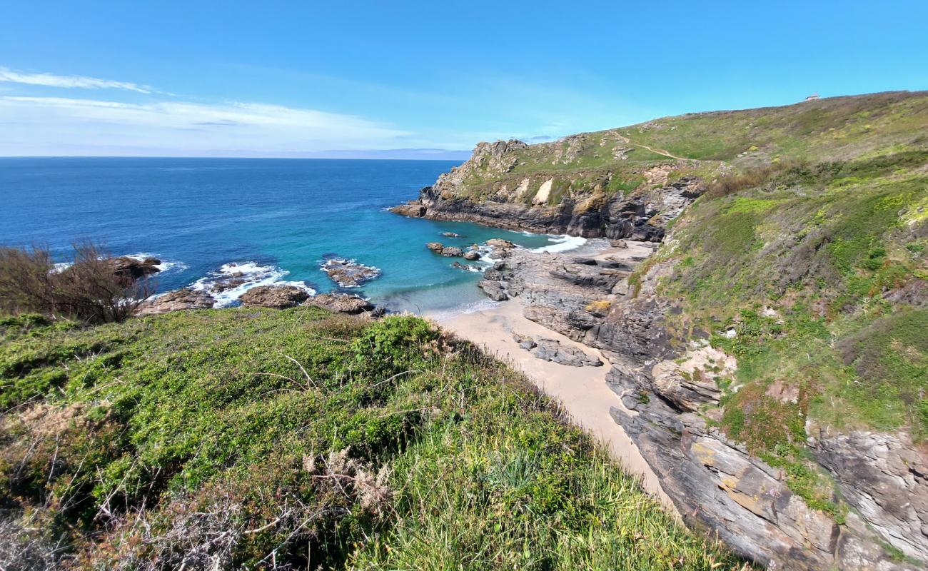 Photo of Piskies Cove with bright sand surface