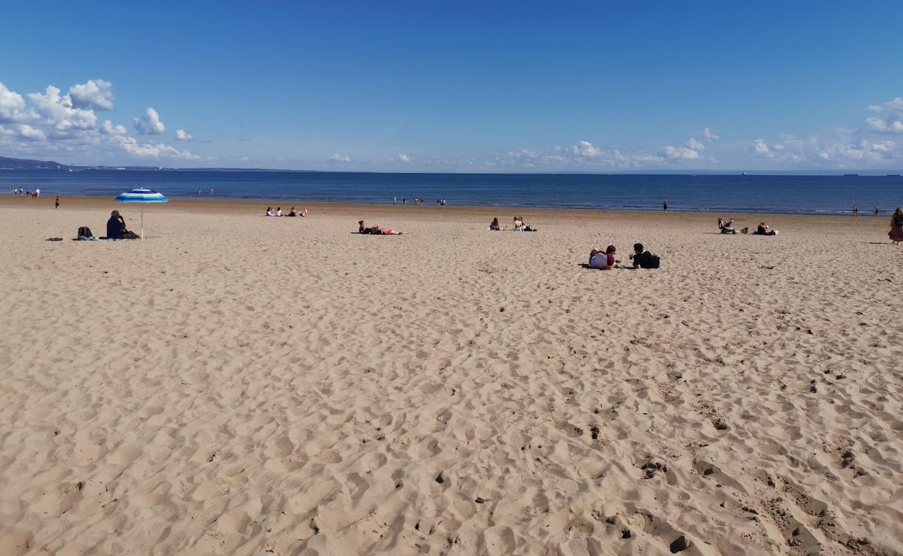 Photo of Swansea Beach with bright sand surface