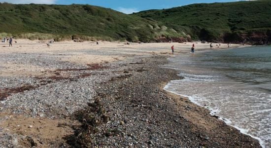 Manorbier beach