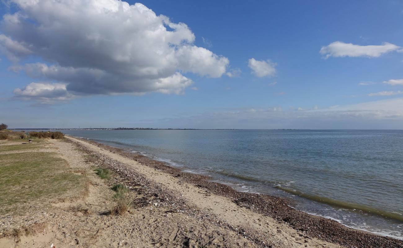 Photo of Fen Farm beach with light sand &  pebble surface