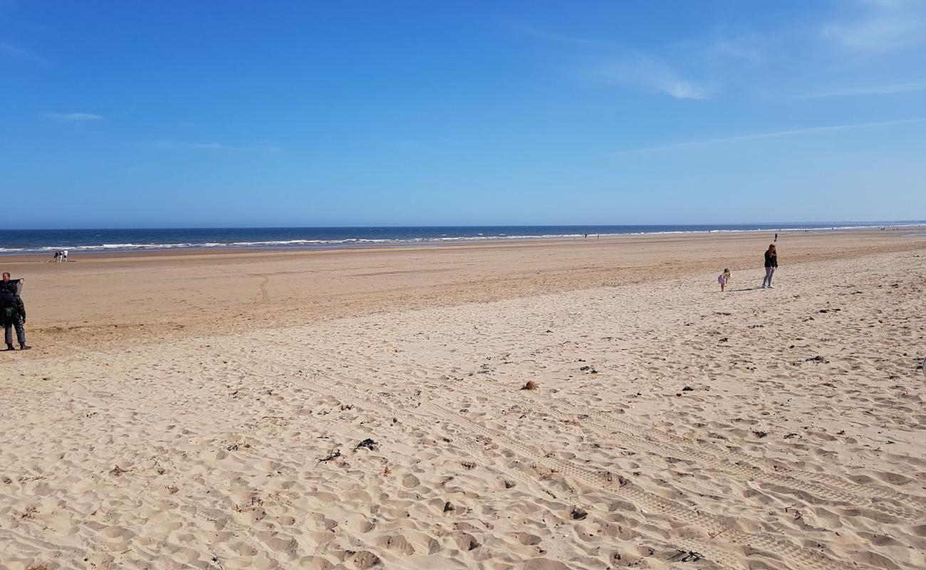 Photo of Bridlington South beach with bright sand surface