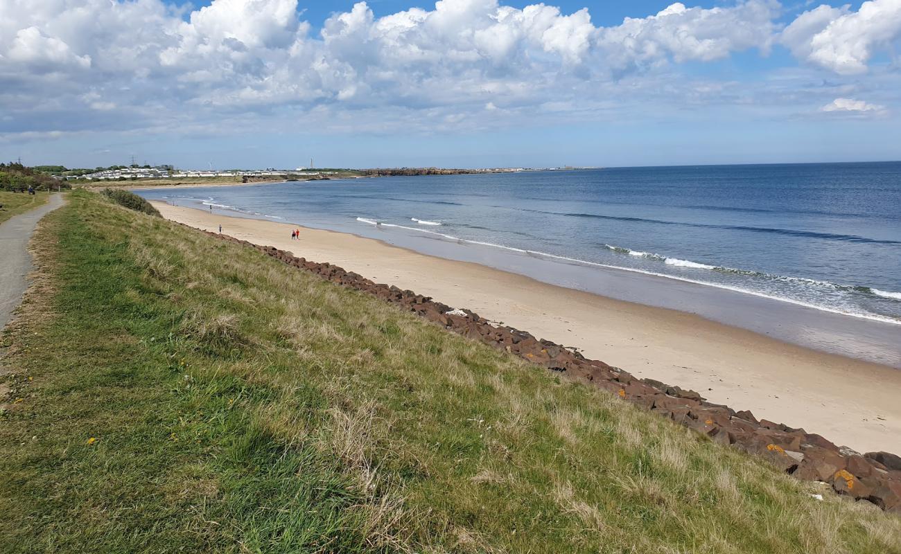 Photo of Cambois beach with bright sand surface