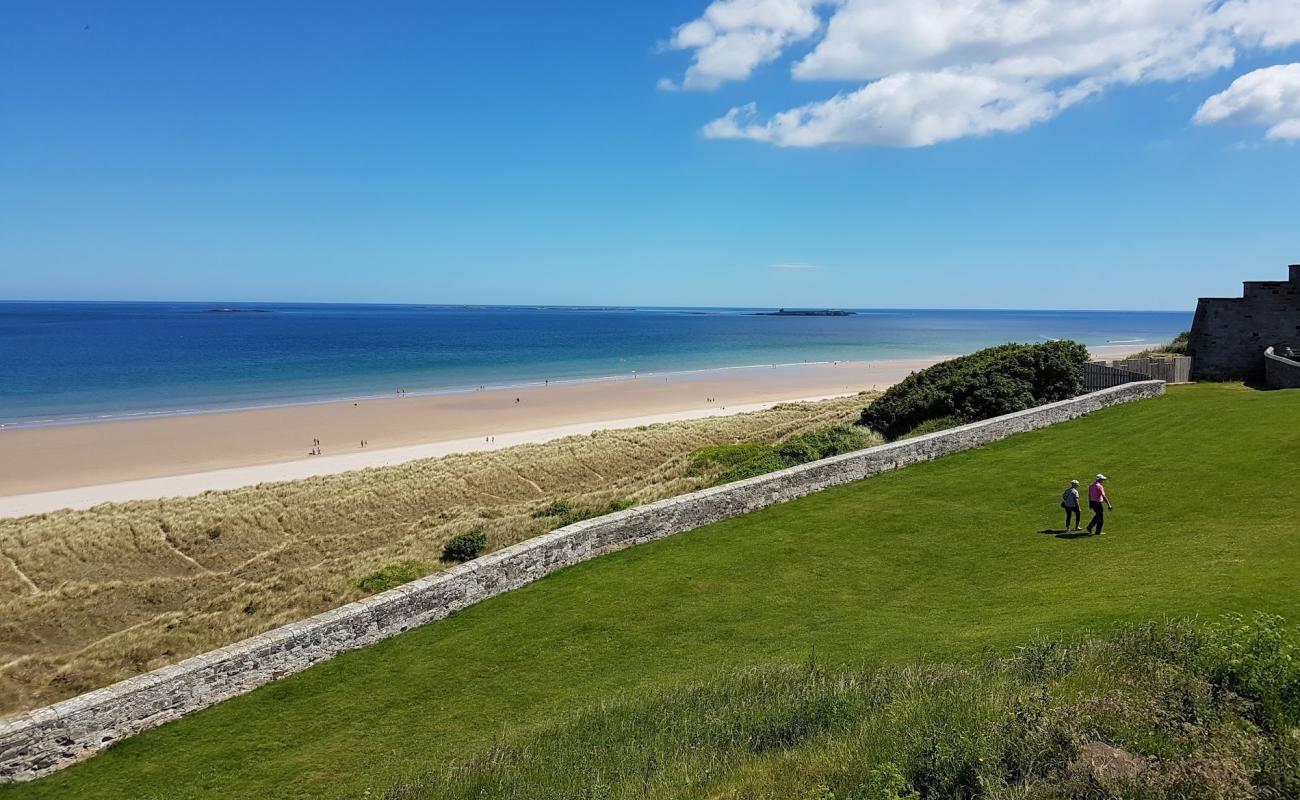 Photo of Northumberland Coast with bright sand surface