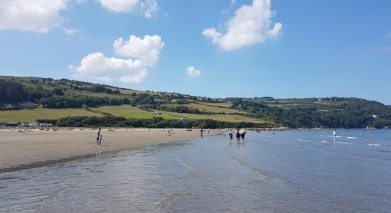 Poppit Sands beach