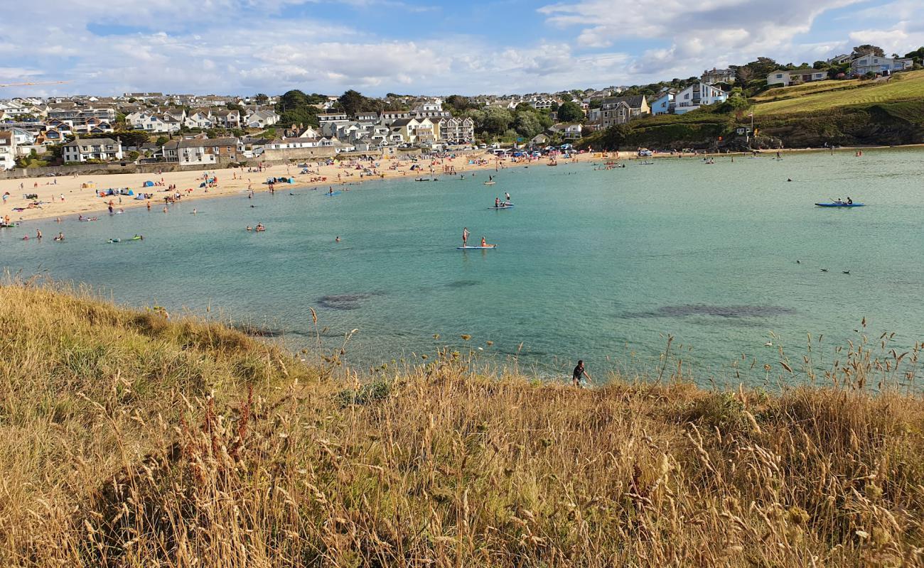 Photo of Porth Beach with bright sand surface