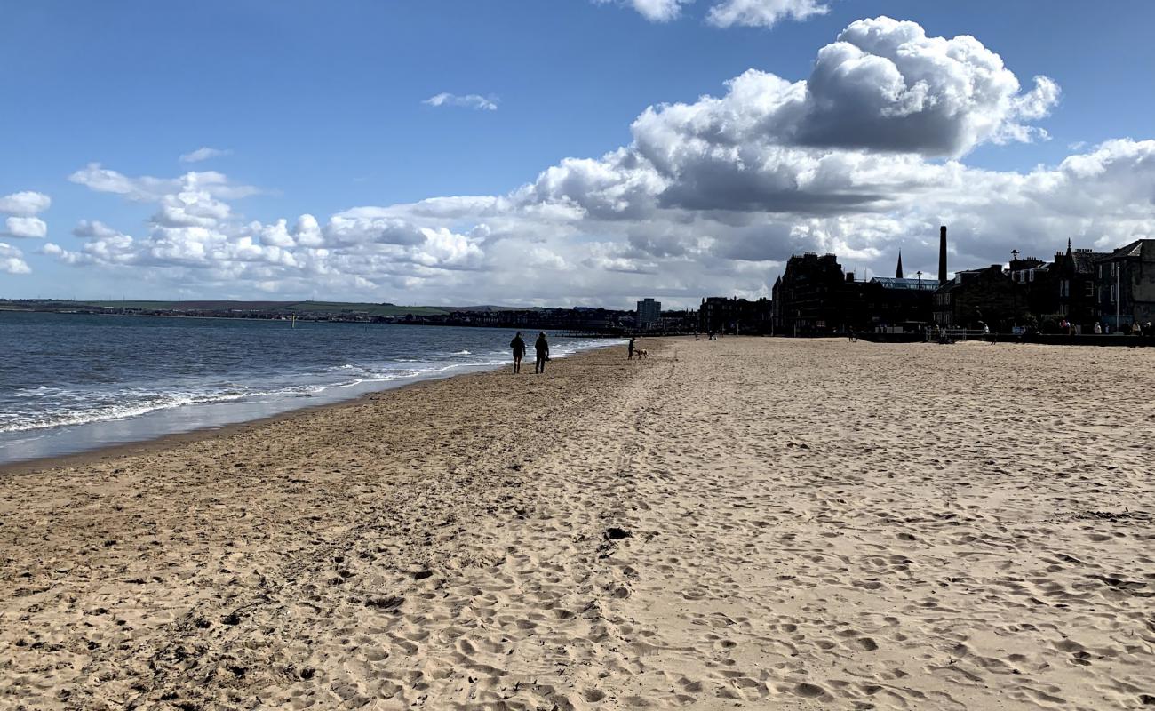 Photo of Portobello beach with bright sand surface