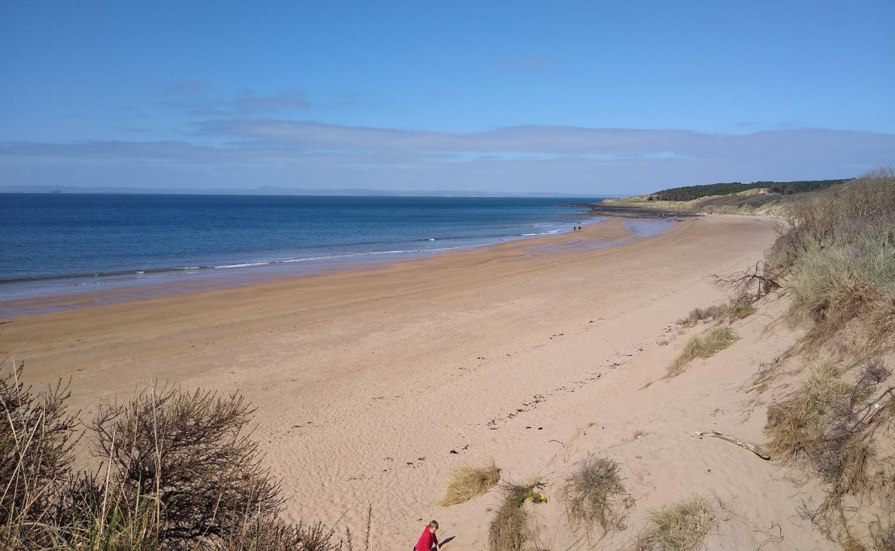 Photo of Gullane beach with bright sand surface